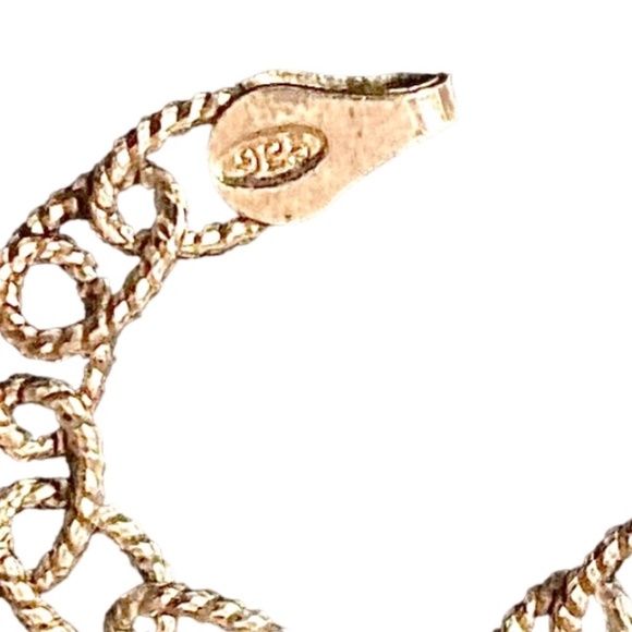 Sterling Silver Open Link Chain Necklace - Picture 4 of 4